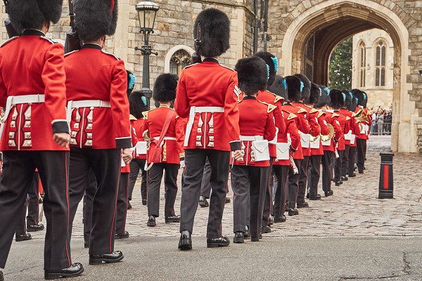 Red-coats at the Tower of London