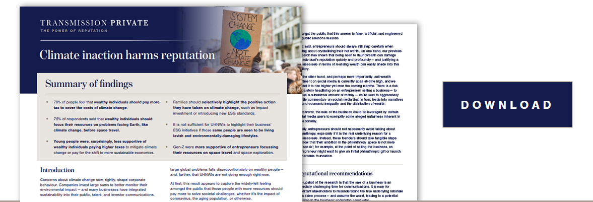 Climate Inaction Download Banner